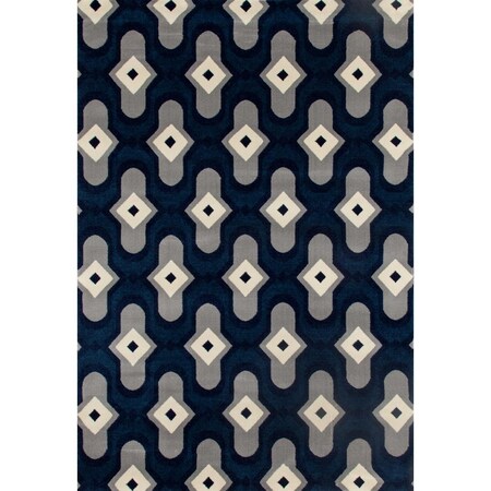 Standalone Troy Collection Protector Woven Area Rug - Peacock Blue - 2 x 4 ft. ST3532576